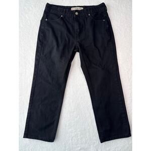 Noiz Premium Jeans Men Size 34/30 Black 100% Cotton Denim Jeans Straight Leg